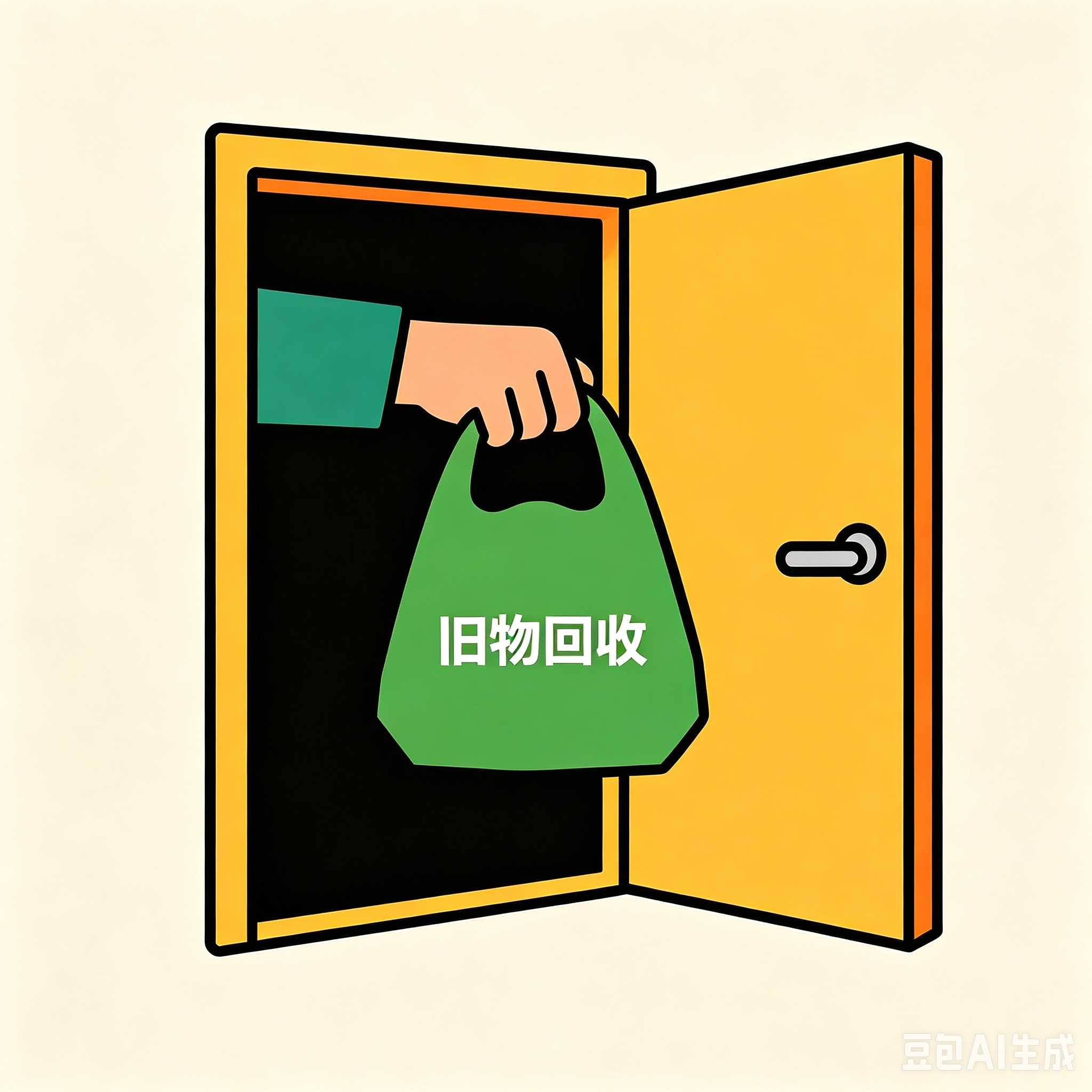 🔄 其他可回收物：金属、塑料、纸箱，绿仓都可以收！